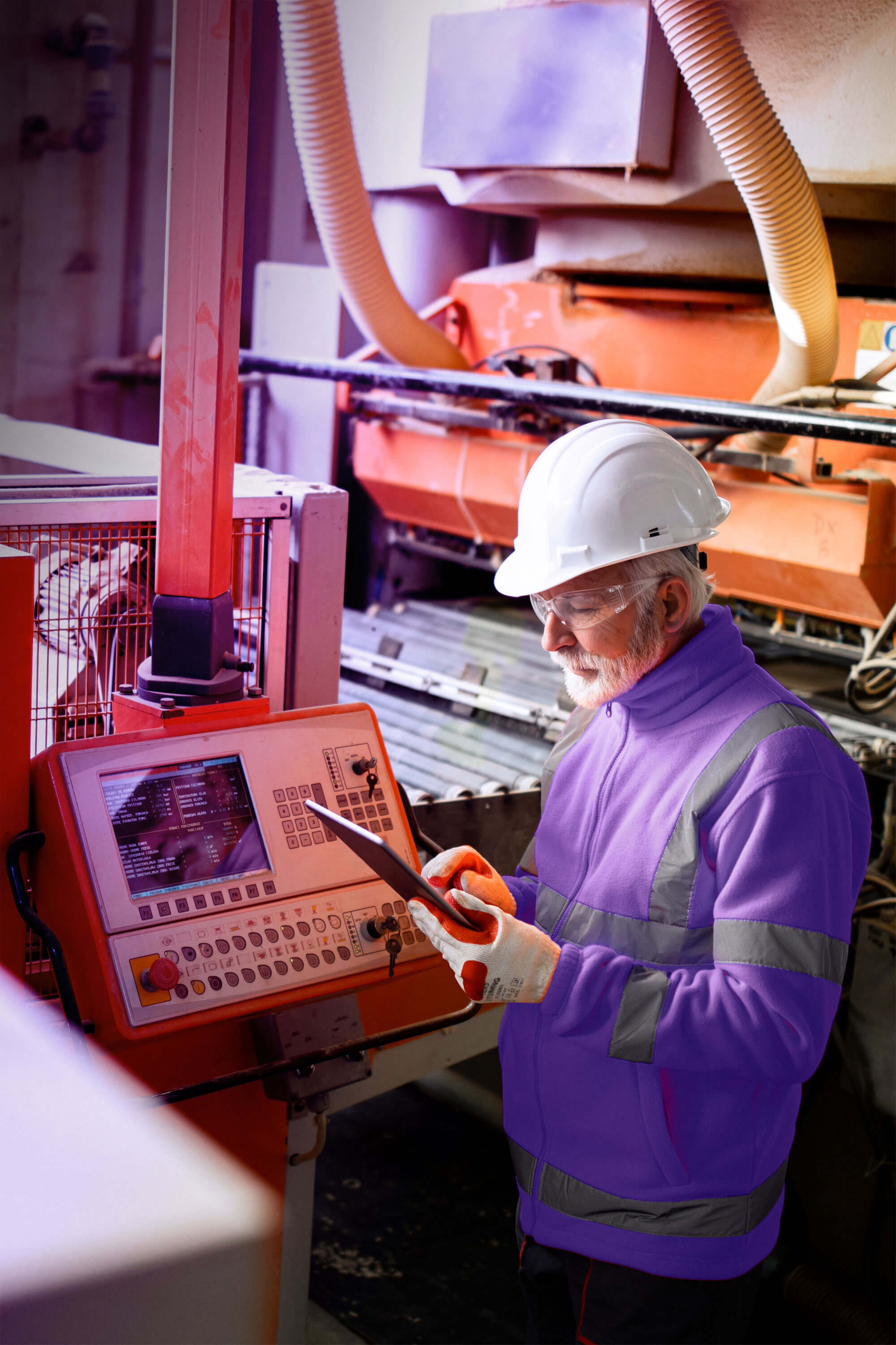 EOSYS manufacturing control panel