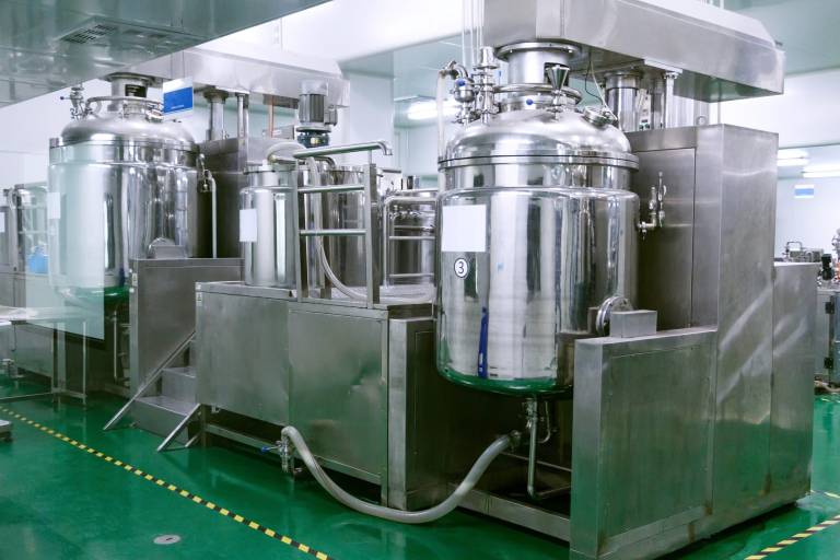 stainless steel automated chemical batch process equipment
