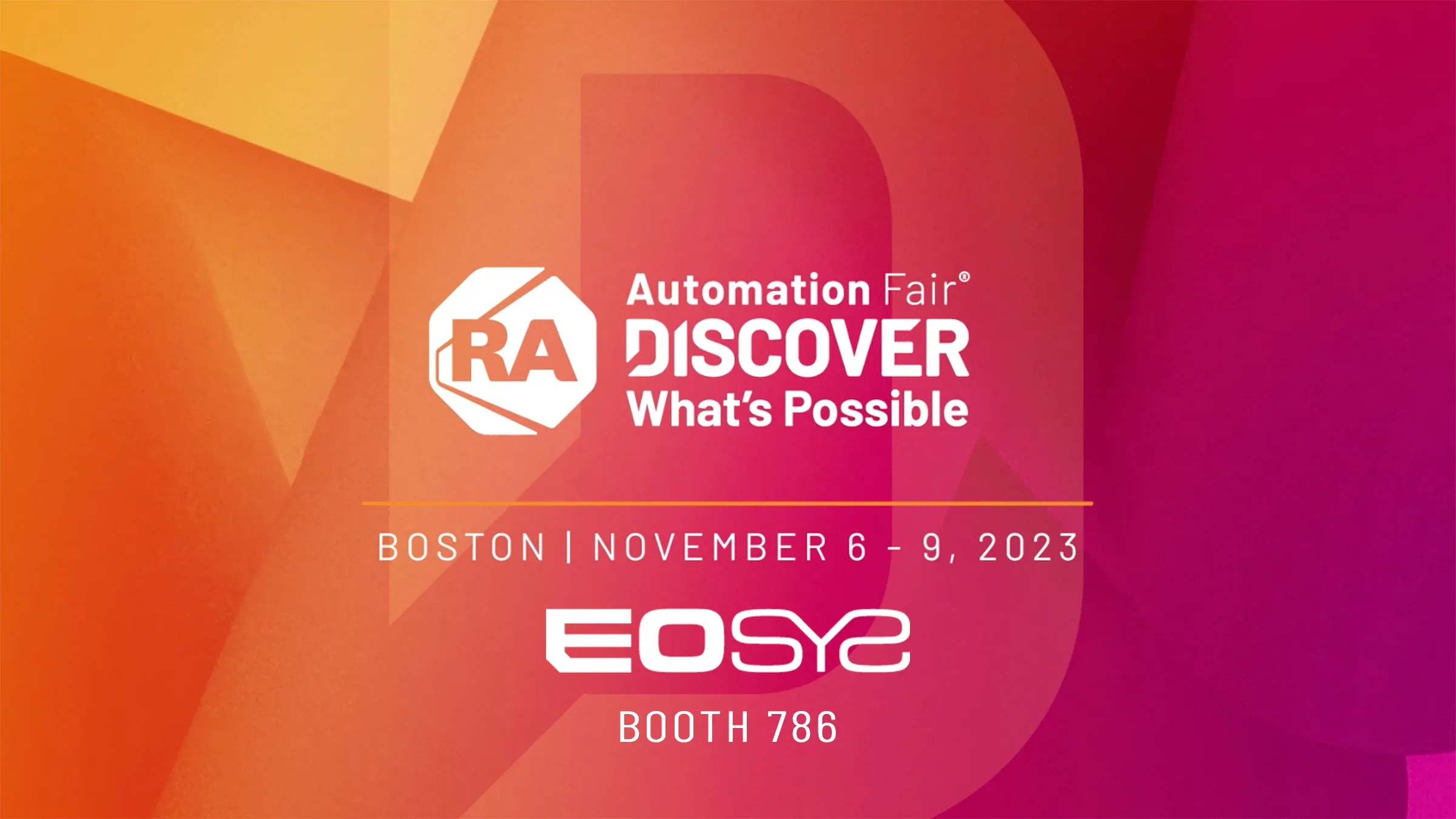 Automation fair 2023 EOSYS