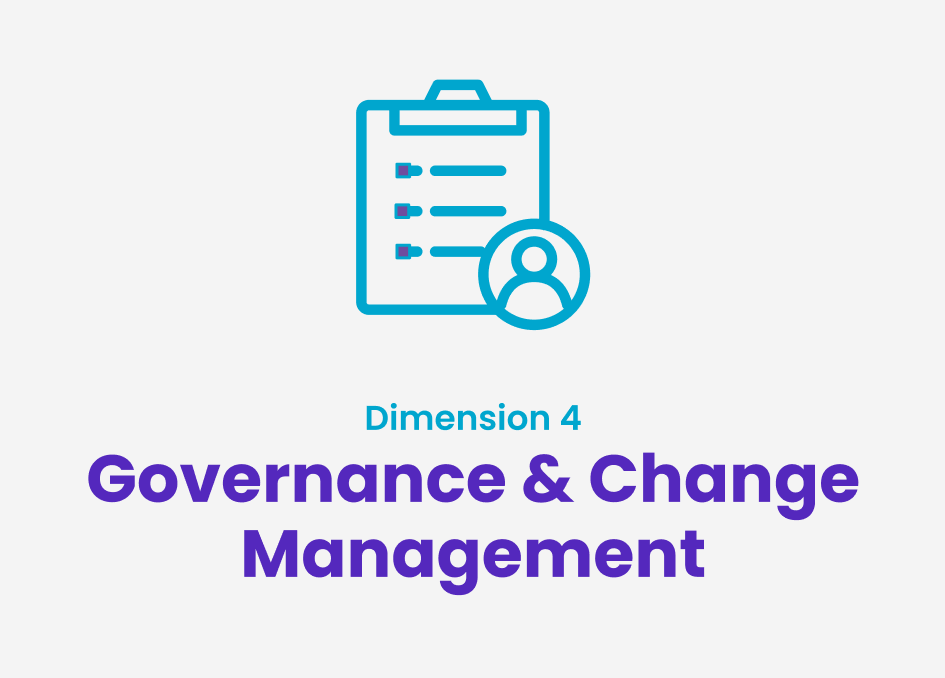Governance change management ai readiness dimension