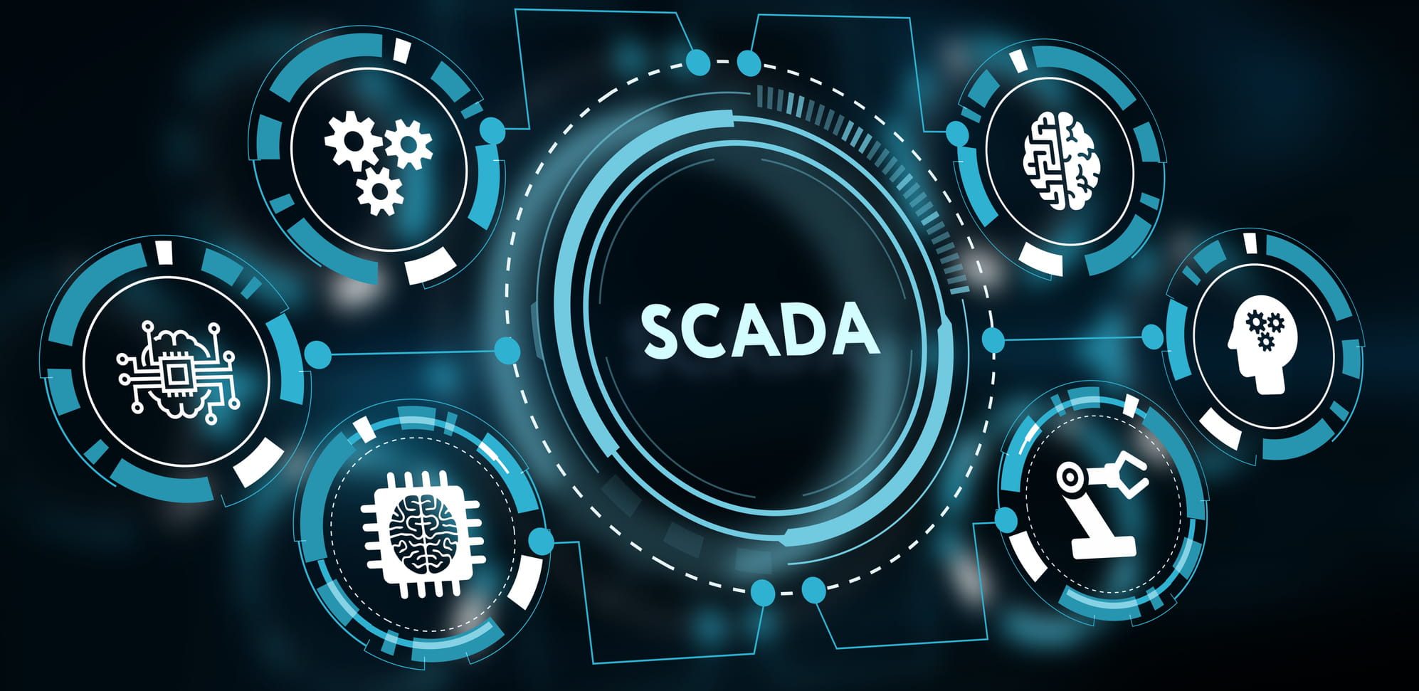 Scada concept illustration